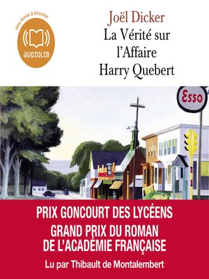 cover image of La Vérité sur l'affaire Harry Quebert